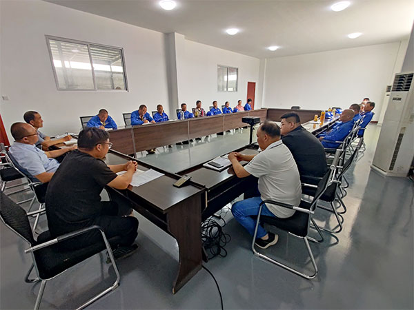 2022年泰安市昌安電力安裝工程有限公司年中會議